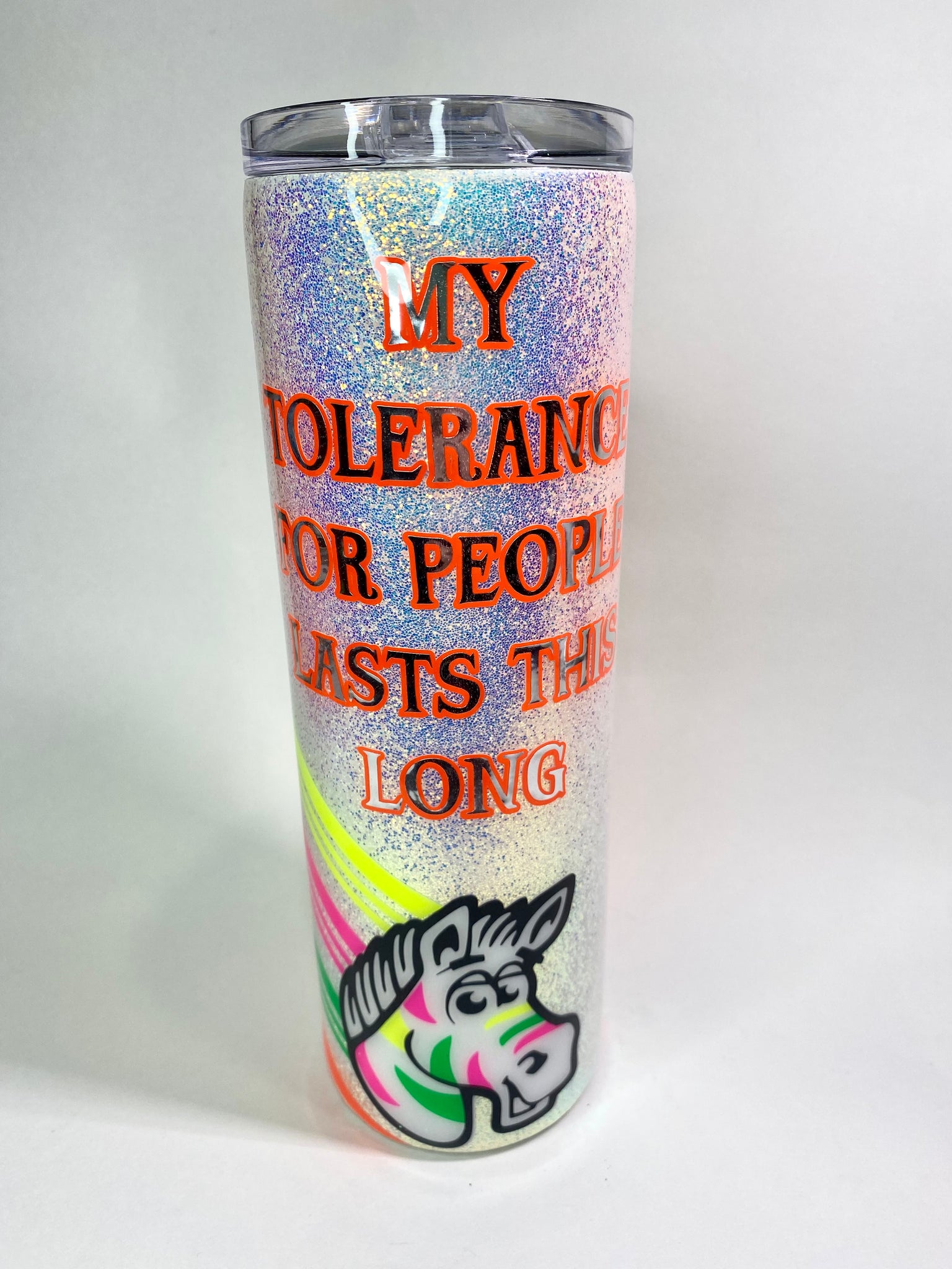 My Tolerance For People Lasts This Long Tumbler